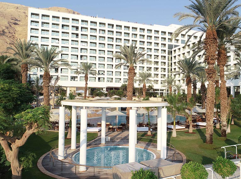 ישרוטל ים המלח תמונת רחפן מלון מבחוץ